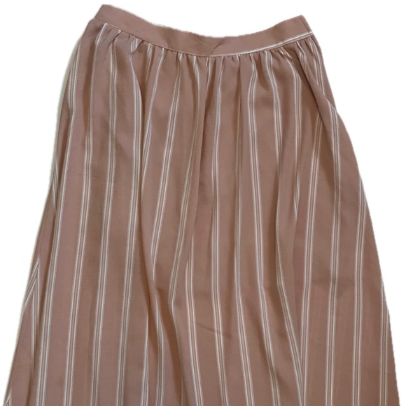 Windsor Pink & White Striped Cropped Top Skirt Set - Picture 5 of 5
